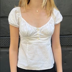 BRANDY MELVILLE BLAIR WHITE TOP